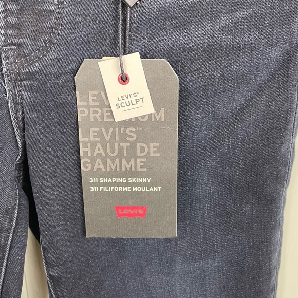 NEW Levi's Premium Women's 311 Shaping Skinny Dark Wash Denim Jeans Size 26 - Picture 7 of 13